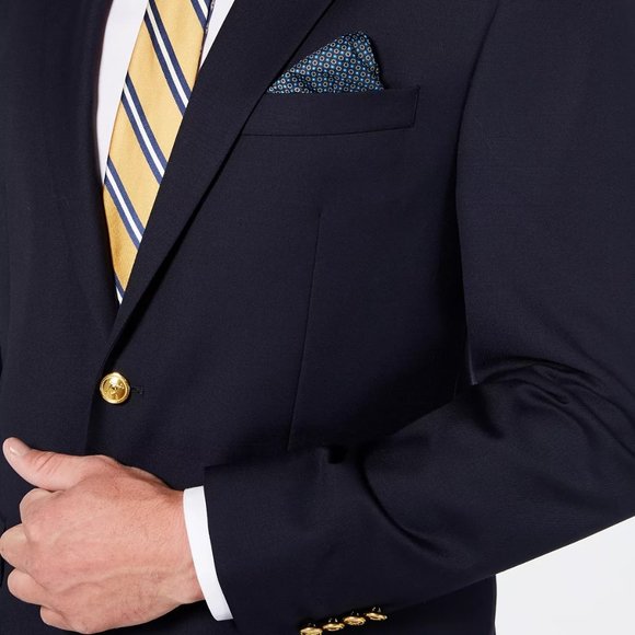 Men's Classic-Fit UltraFlex Stretch Wool Solid Blazer - Picture 3 of 3